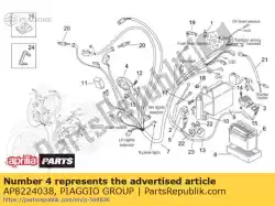 Here you can order the horn 12v - cc from Piaggio Group, with part number AP8224038: