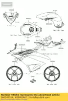 560540164, Kawasaki, marca, tanque de combustible, lh, kawasa zx100 kawasaki zx 600 1000 2008 2009 2011, Nuevo