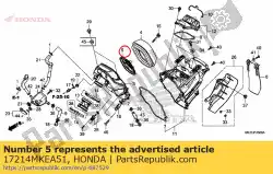 Tutaj możesz zamówić element podstawowy zespo? U od Honda , z numerem części 17214MKEA51: