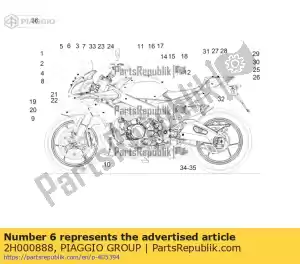Piaggio Group 2H000888 decal 