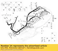 641769, Piaggio Group, molla per connettore     , Nuovo
