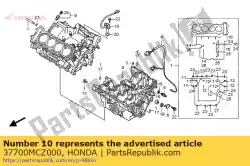 Ici, vous pouvez commander le capteur ass., vitesse auprès de Honda , avec le numéro de pièce 37700MCZ000: