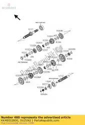 Qui puoi ordinare circlip-type-c, da Suzuki , con numero parte KK480J2800: