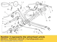 883943, Piaggio Group, koppelingskabel moto-guzzi breva ie 750 2003, Nieuw