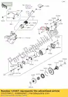 131070917, Kawasaki, 01 albero, folle kawasaki  250 2021, Nuovo