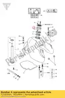 T2500464, Triumph, Selo, tampa, enchimento de combustível triumph daytona 595 / 955i daytona 600 & 650 daytona 955i 132513 > speed triple speed triple 141872 > 210444 speed triple 210445 > 461331 speed triple 885cc955cc (efi) > 141871 sprint rs > 139276 sprint rs 139277 > sprint st > 139, Novo