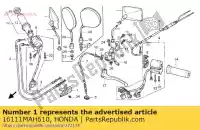 16111MAH610, Honda, pokrywa, link przepustnicy honda vt shadow ace c2 aero c3 c vt1100c2 1100 , Nowy