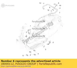 Qui puoi ordinare copertina da Piaggio Group , con numero parte 1B000112: