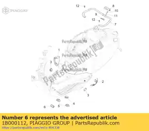 Piaggio Group 1B000112 omslag - Onderkant