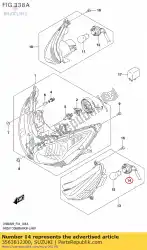 Ici, vous pouvez commander le prise et cordon auprès de Suzuki , avec le numéro de pièce 3563812J00: