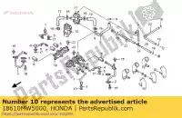 18610MW5000, Honda, komplet walizek., zawór kontaktronowy honda gl 1500 1999 2000 2001 2002, Nowy