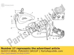 Ici, vous pouvez commander le collier de serrage auprès de Piaggio Group , avec le numéro de pièce GU03113840: