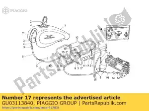 Piaggio Group GU03113840 collier de serrage - La partie au fond