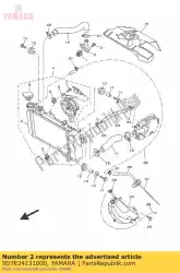 deksel, thermostaat van Yamaha, met onderdeel nummer 5D7E24131000, bestel je hier online: