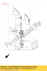 Aqui você pode pedir o agulha em Yamaha , com o número da peça 5WJ14D360000: