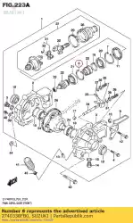 Here you can order the ring snap from Suzuki, with part number 2740338FB0: