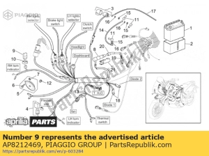 aprilia AP8212469 relè 12v / 30a - Il fondo