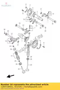 Suzuki 1285538A01 arm,ex.valve ro - Bottom side