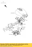 K921511599, Suzuki, parafuso, 5x12 suzuki vz marauder m1600 vz1600 1600 , Novo