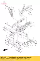 5S7221100000, Yamaha, rear arm comp. yamaha xvs 950 2009 2010, New