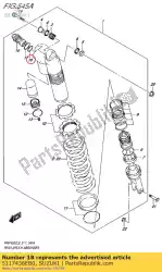 Here you can order the o ring from Suzuki, with part number 5117436EB0: