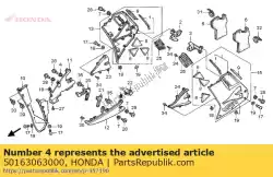 doorvoertule, toevoerbuis van Honda, met onderdeel nummer 50163063000, bestel je hier online: