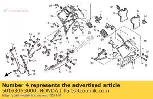 honda 50163063000 arandela, tubo de alimentación - Lado inferior