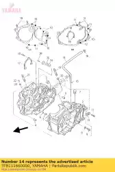 Aqui você pode pedir o tubo, respirador 1 em Yamaha , com o número da peça 3TB111660000: