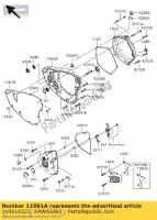 110610323, Kawasaki, gasket,generator cover kx250t7 kawasaki kx 250 2004 2005 2006 2007 2008, New