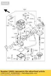 Here you can order the carburetor-assy from Kawasaki, with part number 150031447: