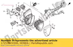 Aquí puede pedir conducto, entrada de filtro de aire de Honda , con el número de pieza 17253MCH300: