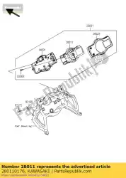 Here you can order the meter,tacho&lcd kle650daf from Kawasaki, with part number 280110176: