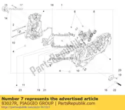 Here you can order the radial bearing 20x50x14 from Piaggio Group, with part number 83027R: