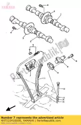 Here you can order the guide, stopper 2 from Yamaha, with part number 4H7122410000: