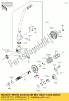 590510735, Kawasaki, embrayage, démarreur, 2 kawasaki d tracker 150 klx150bf , Nouveau