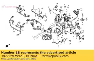 Honda 38770MEW921 pgm-fi-eenheid - Onderkant