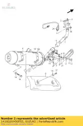 Tutaj możesz zamówić pokrywa, wydech p od Suzuki , z numerem części 1418020H00E02: