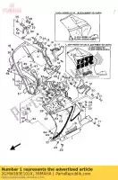 2GHW283E101X, Yamaha, corpo, frente inferior 1 yamaha fzr 1000, Novo