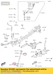 Qui puoi ordinare rondella, 8mm kvf300ccf da Kawasaki , con numero parte 92200Y019: