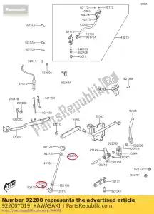 kawasaki 92200Y019 rondella, 8mm kvf300ccf - Il fondo