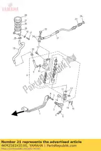 yamaha 4KM2581K0100 w??, hamulec 5 - Dół