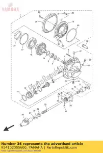 yamaha 934102305600 pier?cie? zabezpieczaj?cy (4h7) - Dół