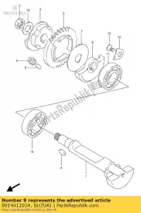 Suzuki 0914012034 nakr?tka 12mm - Dół