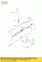 540121577, Kawasaki, acelerador de cabo kawasaki zx9r ninja d e c f zx 9r 900 , Novo