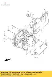 Here you can order the strut set,brake from Suzuki, with part number 5485019B10: