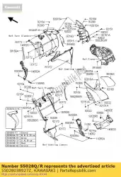 Tutaj możesz zamówić os? Ona, cnt, rh, c. N. Blue zg1400 od Kawasaki , z numerem części 55028038927Z: