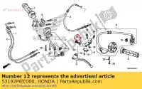 53192MEE000, Honda, bolt, wire adjusting honda cbr  fa rr rra f hannspree cbr600rr cbr600ra 600 , New