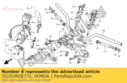 Qui puoi ordinare comp. Base, contatto da Honda , con numero parte 35101MCB770: