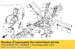 honda 35101MCB770 basiscomp., contact - Onderkant