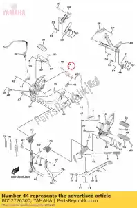 yamaha BD52726300 soporte 1 - Lado inferior